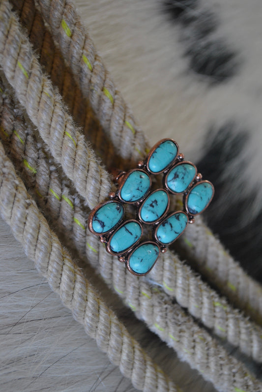 Turquoise Adjustable Ring